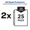 Avery Diamond Clear Secure Top Sheet Protectors, Super Heavyweight, 2-Pack, 50 Page Protectors (86009)